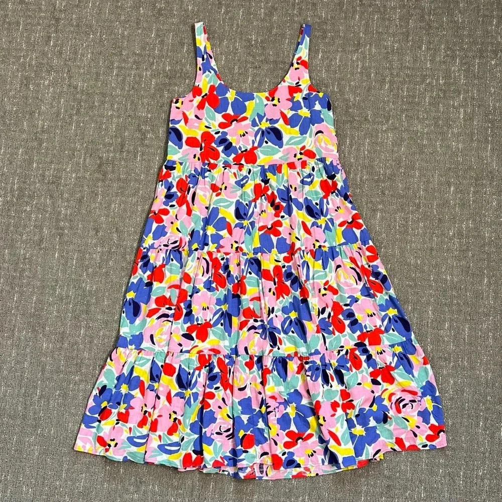 Mister Zimi Winifred Midi Dress in Hawaii Multicolor Bright Floral Size 6